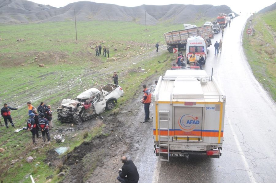 Şırnak’ta 7 ayda meydana gelen bin 363 kazada 20 kişi hayatını kaybetti
