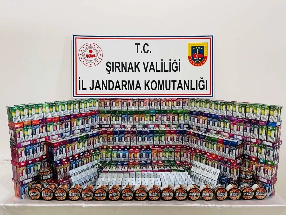 ŞIRNAK’TA JANDARMA EKİPLERİNDEN KAÇAKÇILARA ŞOK UYGULAMA