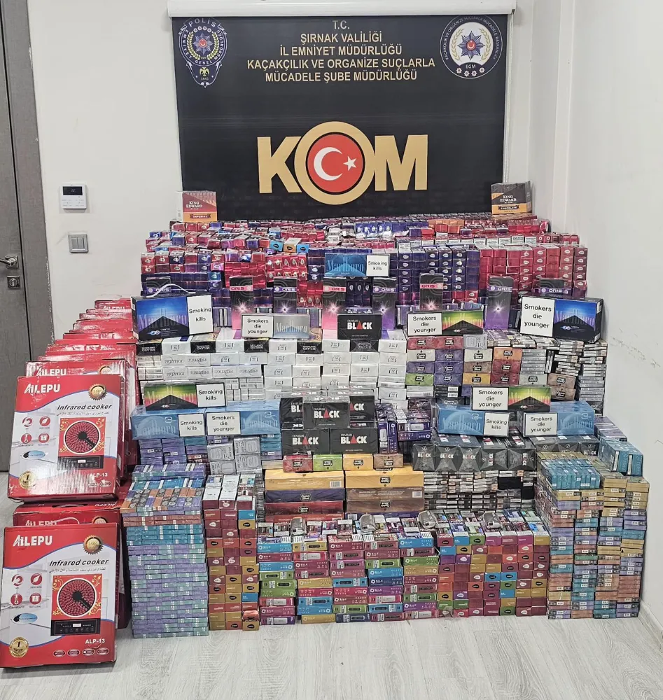 KARGO ARACINDA 3 MİLYONLUK KAÇAK ÜRÜN EKİPLERİN DİKKATİ İLE ELE GEÇİRİLDİ 